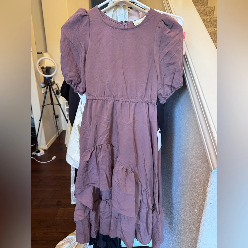 Joyfolie Mia Joy Girls Gabriella Maxi Dress in Orchid Size 6 NWT‎ MSRP $69